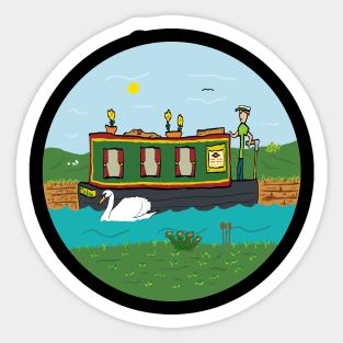 Narrowboat Sticker